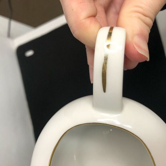 kaysons fine china golden rhapsody bellflower cream and sugar coffee tea set - Picture 3 of 10